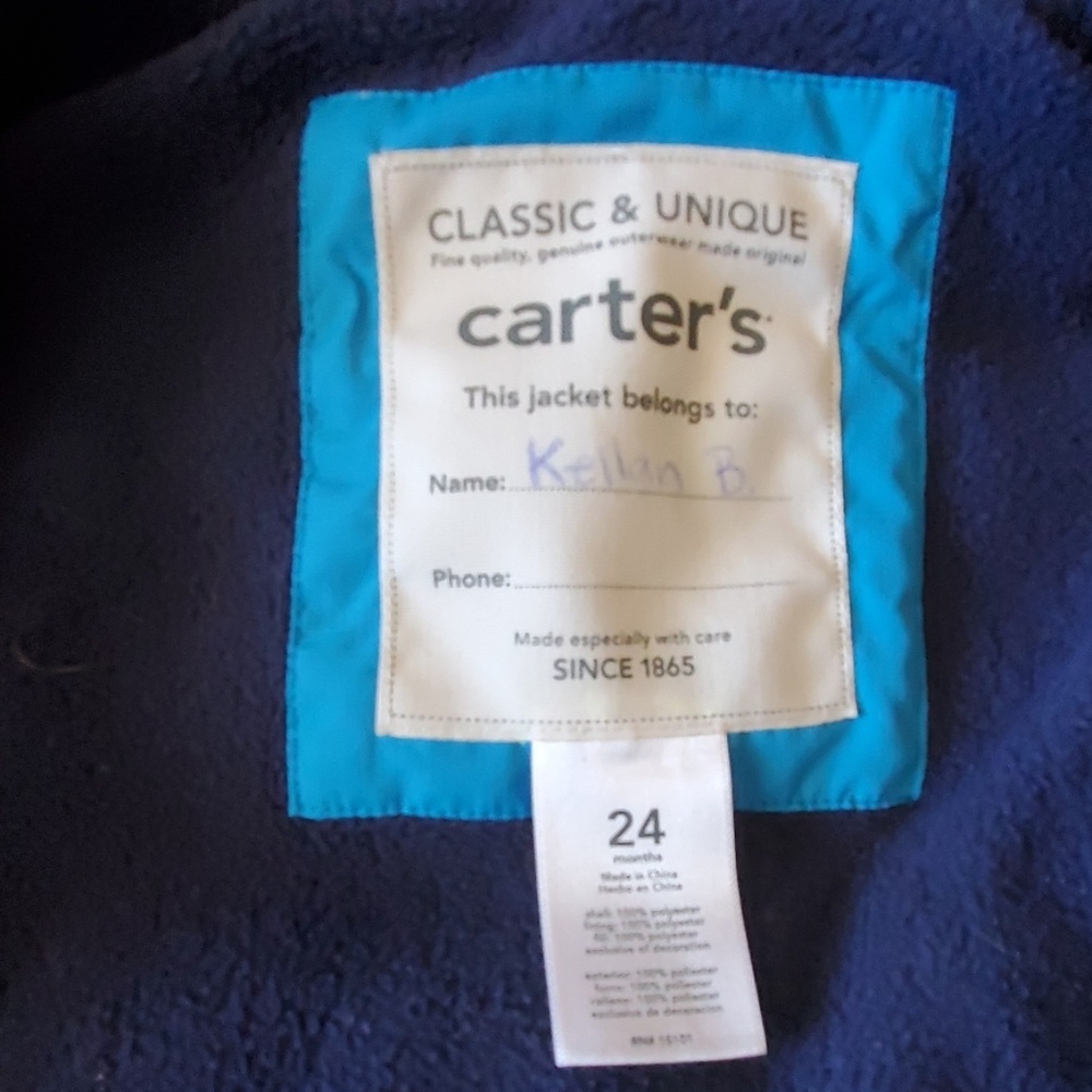 Carter's coat - Picture 7 of 7